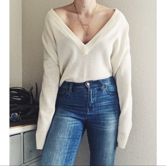 Madewell Sweaters - Madewell Merino Wool Deep V